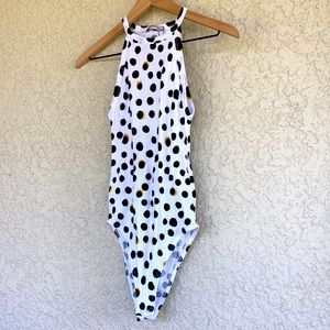 NWOT Zara Polka Dot Body Suit